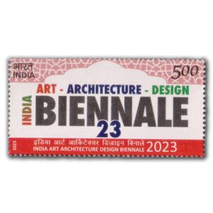 2023 India Art, Architecture Desogn Biennale 1v Stamp